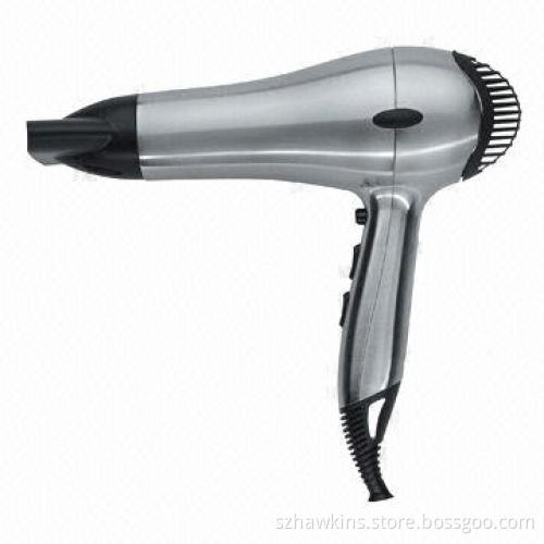 Electrical hair dryer with 2,200W power & ionic function